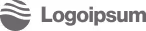 Logo with a circular globe composed of horizontal and vertical lines next to the word 'Logipsum'.